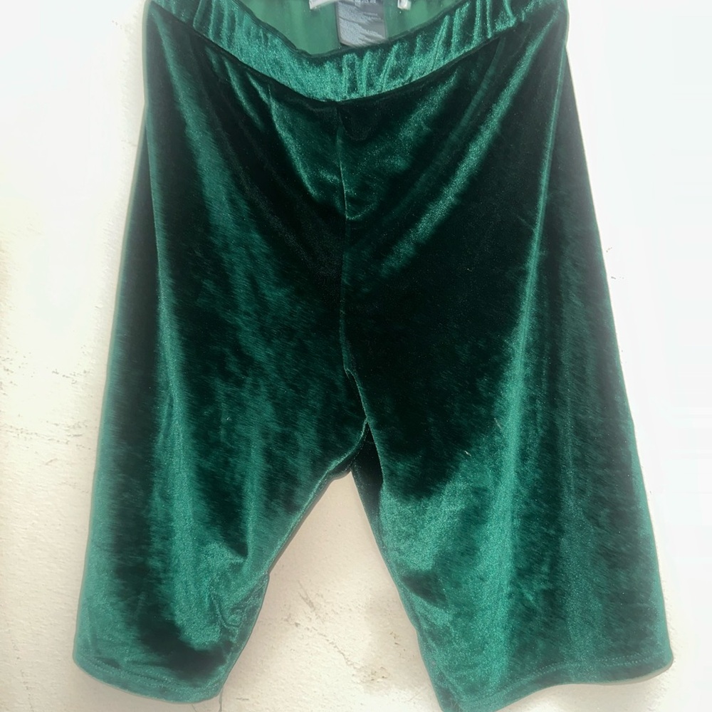 UO Velvet Biker Shorts